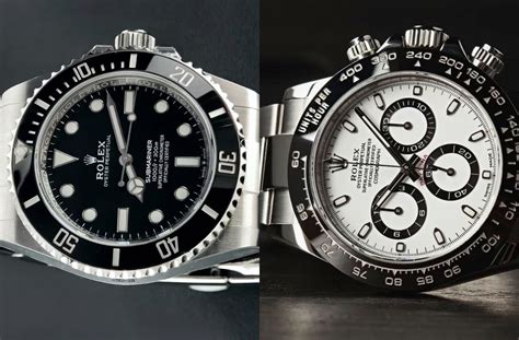 rolex submariner ceramic vs daytona|Rolex Daytona vs. Submariner: A Comparison Guide (2024).